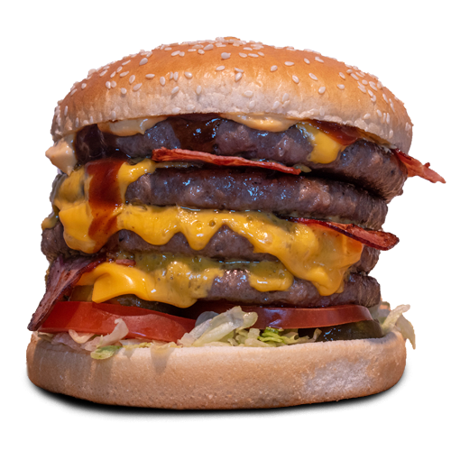 Bacon tower burger