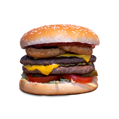 Fried onion burger