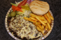 Shoarma schotel met kaas