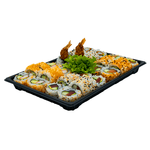 Call it sushi uramaki box for two
