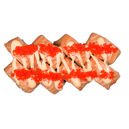 Salmon dynamite roll
