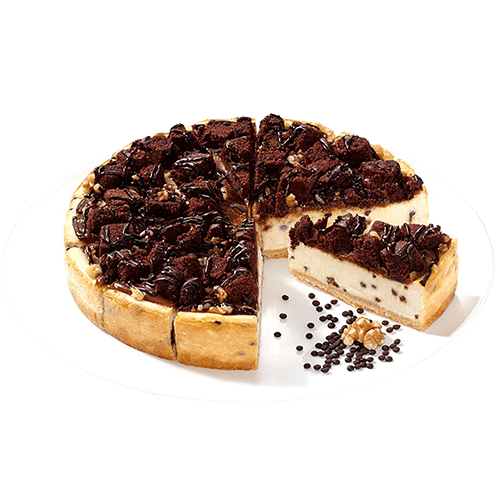 Caramel choco cheesecake