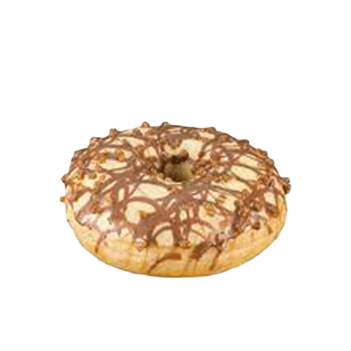 Premium donut gevuld met crème brûlée