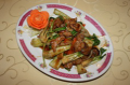 Shanghai Pak Soi with pork in soy sauce