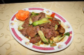 Shanghai Pak Soi with beef in soy sauce