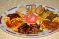 Indonesian rice table for 2 persons