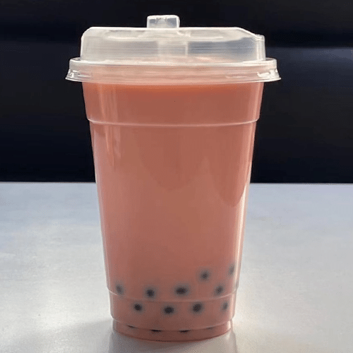 Strawberry bubble tea