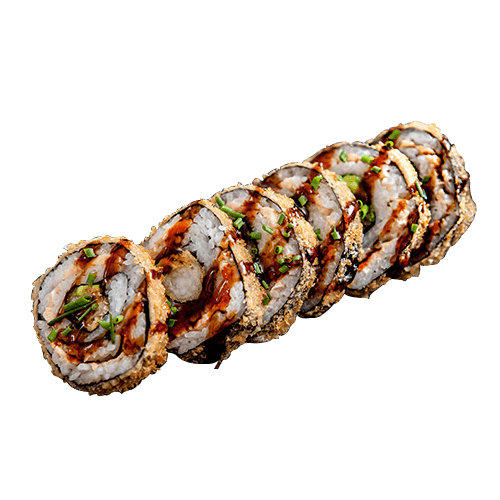 Crispy salmon avocado