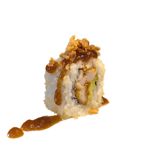 Crispy chicken uramaki