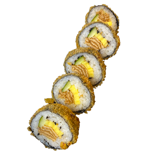 Fried crispy veggie uramaki