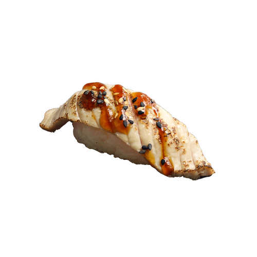 Smoked tuna nigiri