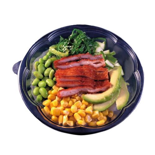 Poke chicken teriyaki
