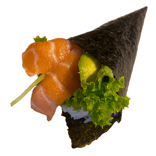 Sake temaki