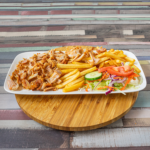 Kipdöner schotel