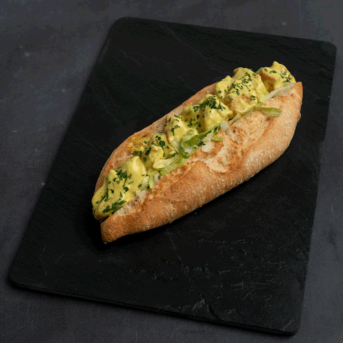 Chicken curry sandwich