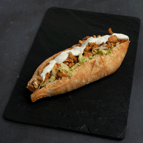 Chicken shawarma sandwich