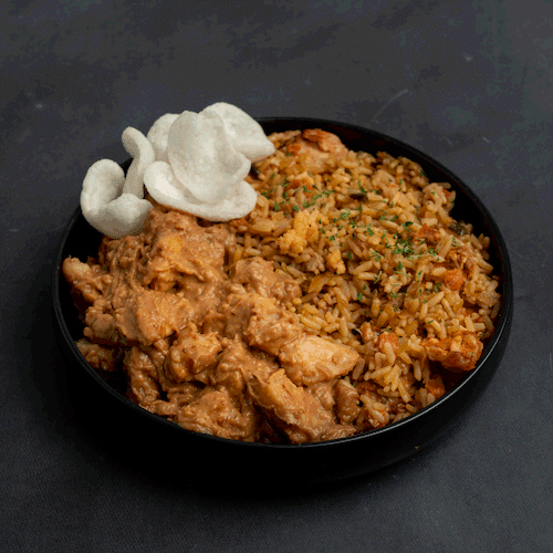 Fried rice with chicken
