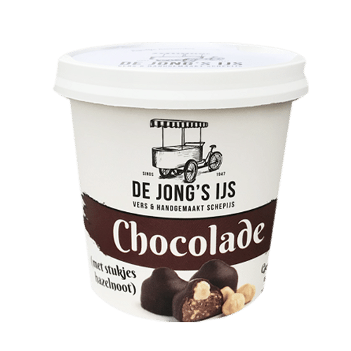 De Jong chocolade ijs 130ml