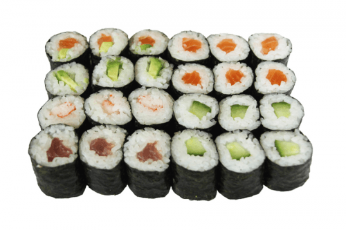 Menu A 24 stuks (Kleine maki mix, 1 persoon)