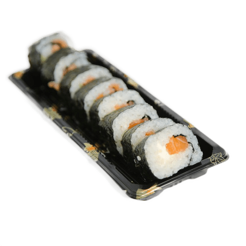 Salmon cream cheese roll