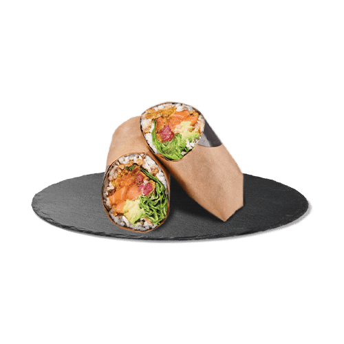 Wrap salmon fiesta