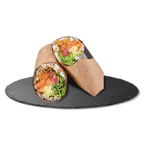Wrap sriracha spicy tuna