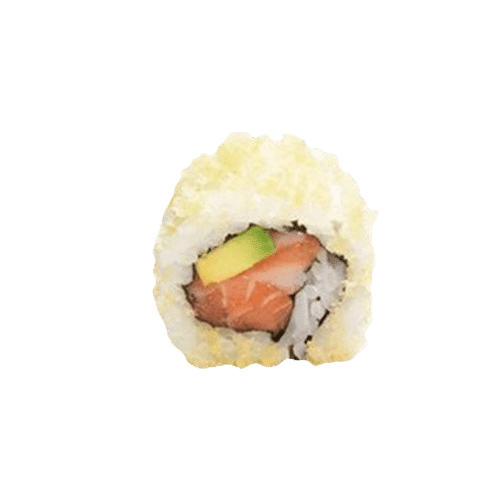 Crispy salmon maki