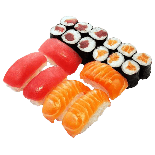 Salmon and tuna deluxe 18 pieces