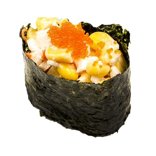 Gunkan corn and crab