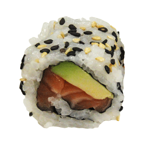 Salmon wasabi mayonnaise maki