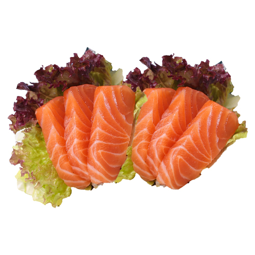 Salmon sashimi