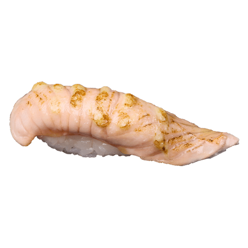 Nigiri flamed salmon