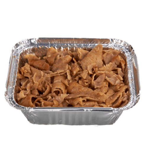 Small container of döner