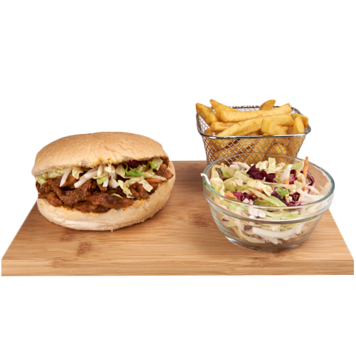 Chicken shoarma sandwich menu box