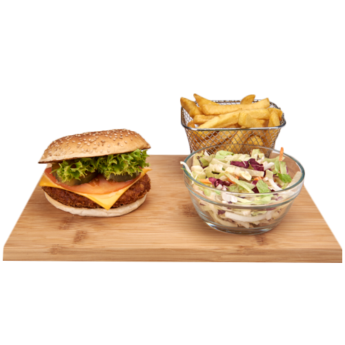 Chicken burger menu box