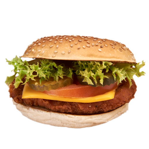 Spicy chicken burger