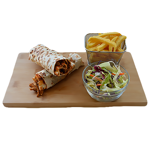 Turkish pizza with chicken menu box