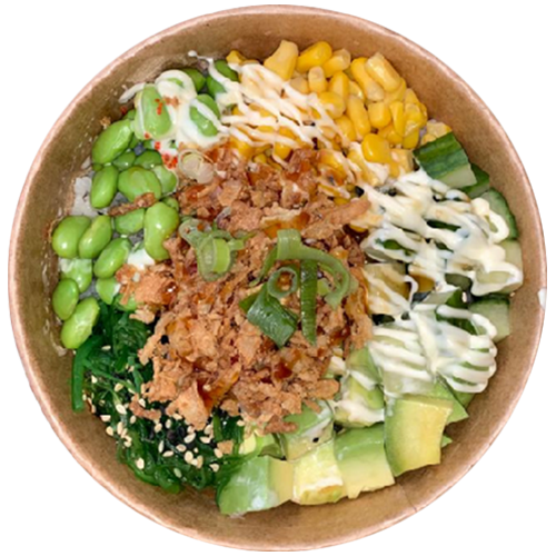 Chicken poké bowl