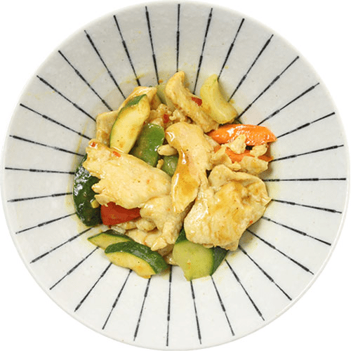 Wok kip met groentemix