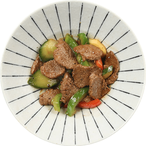 Wok rund met groentemix