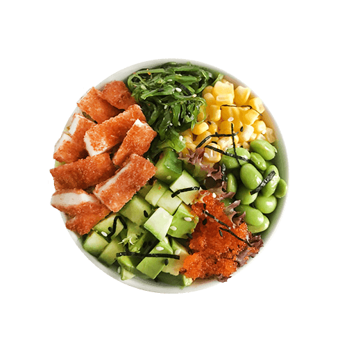 Poke bowl chicken