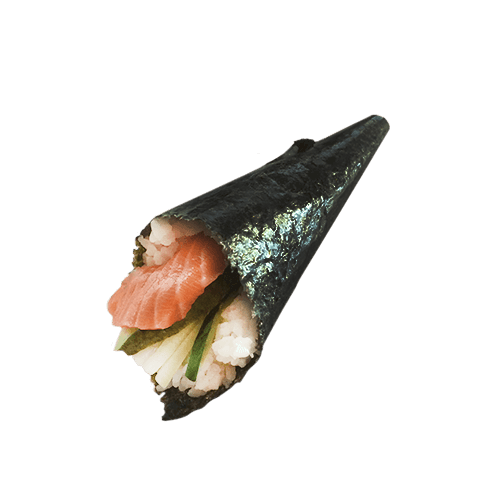 Sake handroll