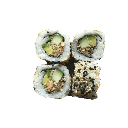Spicy sake sesame roll