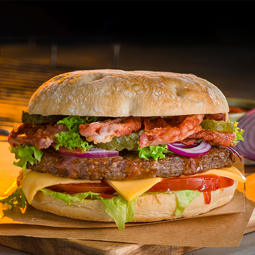 BBQ bacon burger