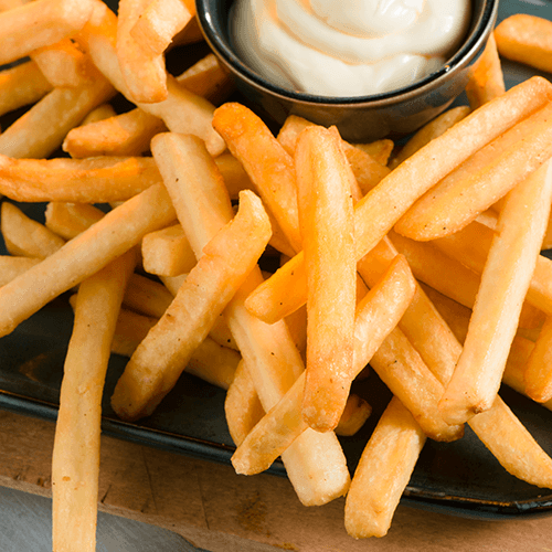 Portion of fries