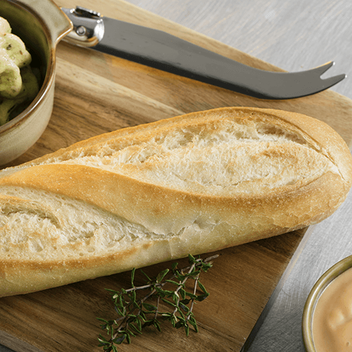 Baguette with herb butter