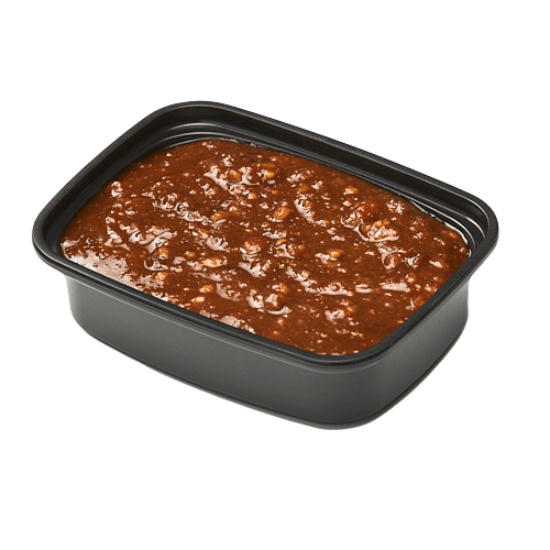 Small cup of satay sauce