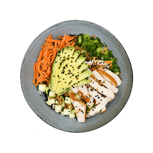 Aloha avo chicken bowl