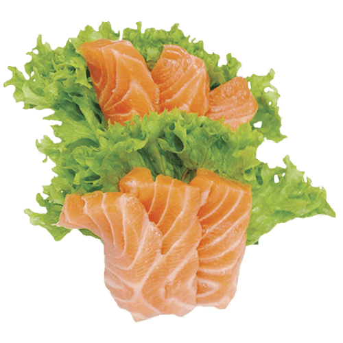 Salmon sashimi
