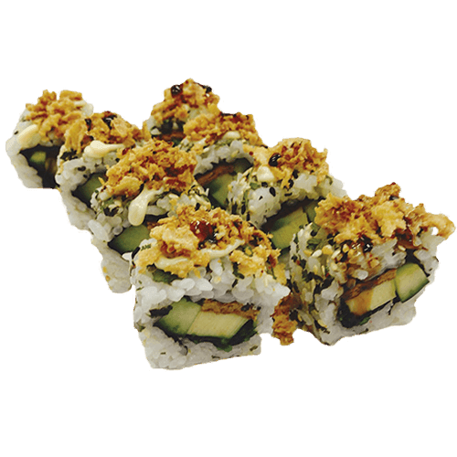 Crispy vegetarian outside roll